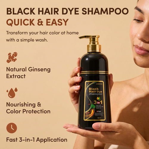 3 in 1 Shampoo With Dye for Gray Hair