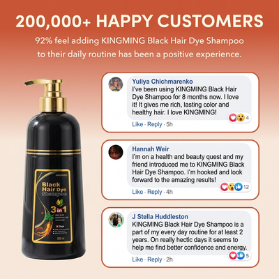 3 in 1 Shampoo With Dye for Gray Hair