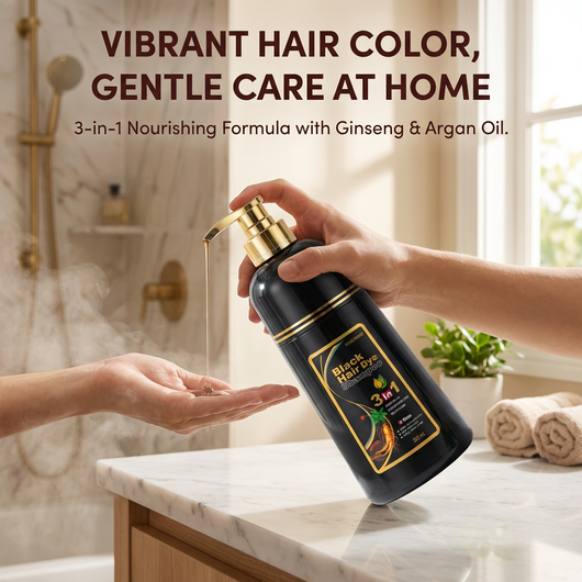3 in 1 Shampoo With Dye for Gray Hair